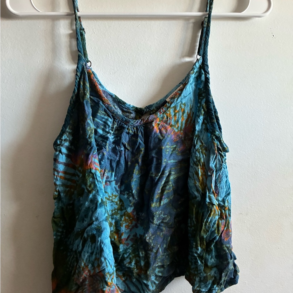 Mossino XL Multicolor Tie-Dye Women's Crop Top